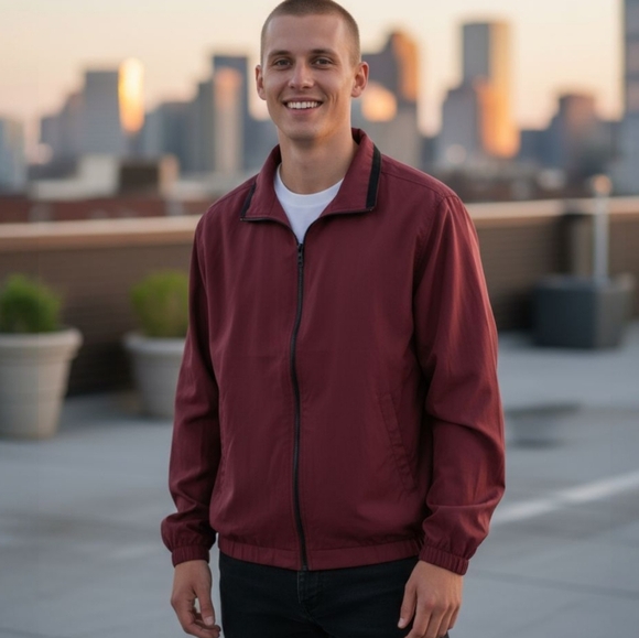 Monterey Club Other - Monterey Club Men's Microfiber Satin Contrast Jacket #1768-020